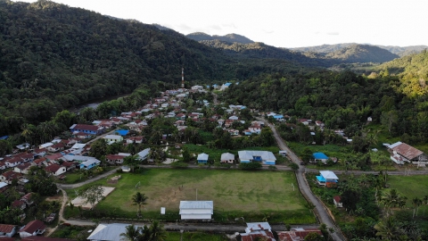 Pemukiman Desa Long Alango