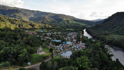 Lanskap Pemukiman Desa Long Alango